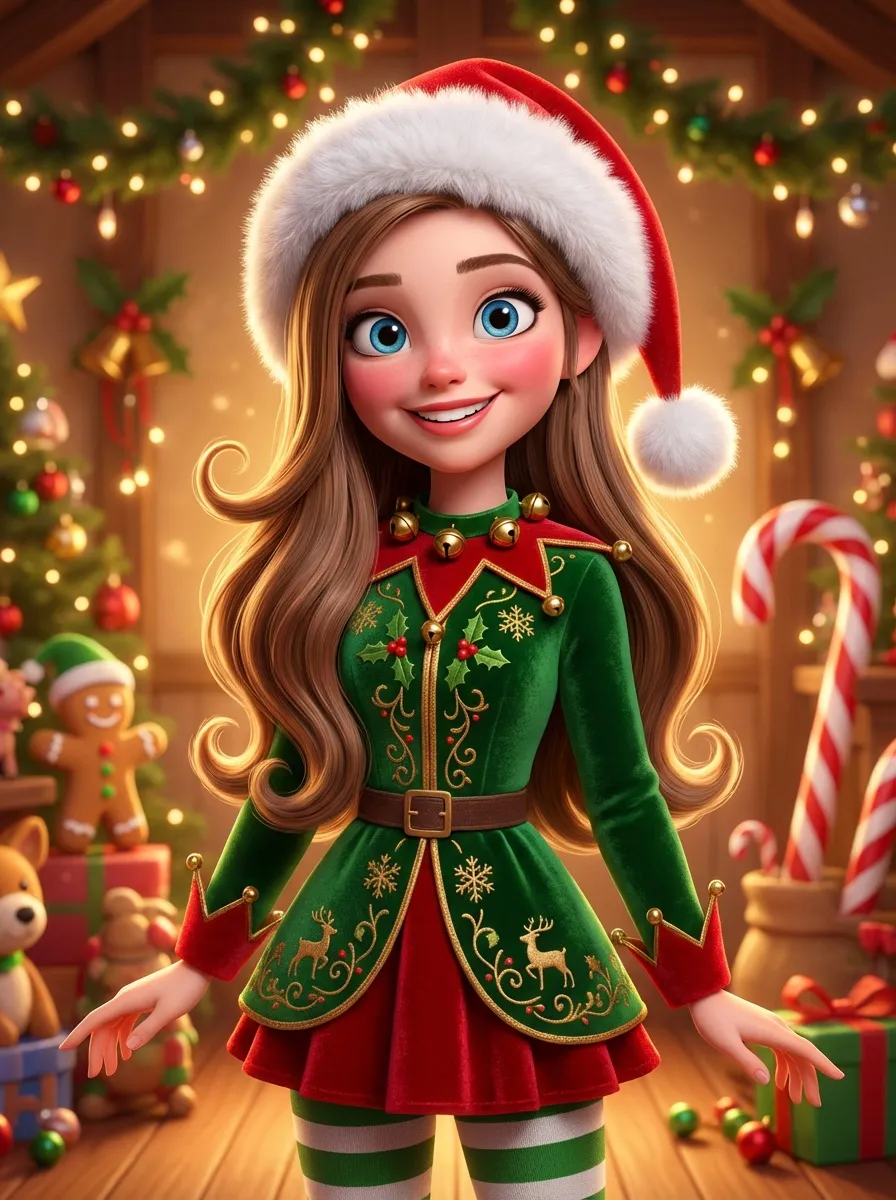 3D elf avatar female