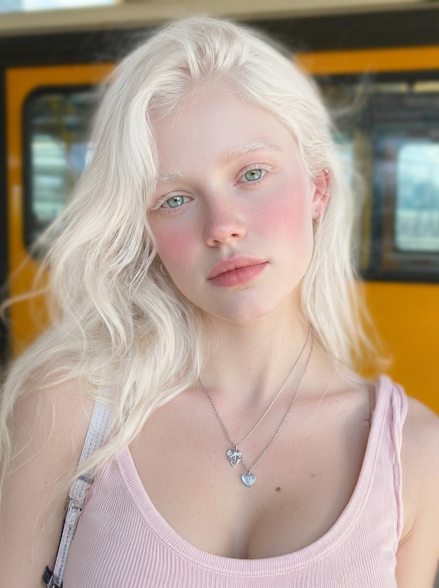 Albino Trend soft platinum aesthetic example