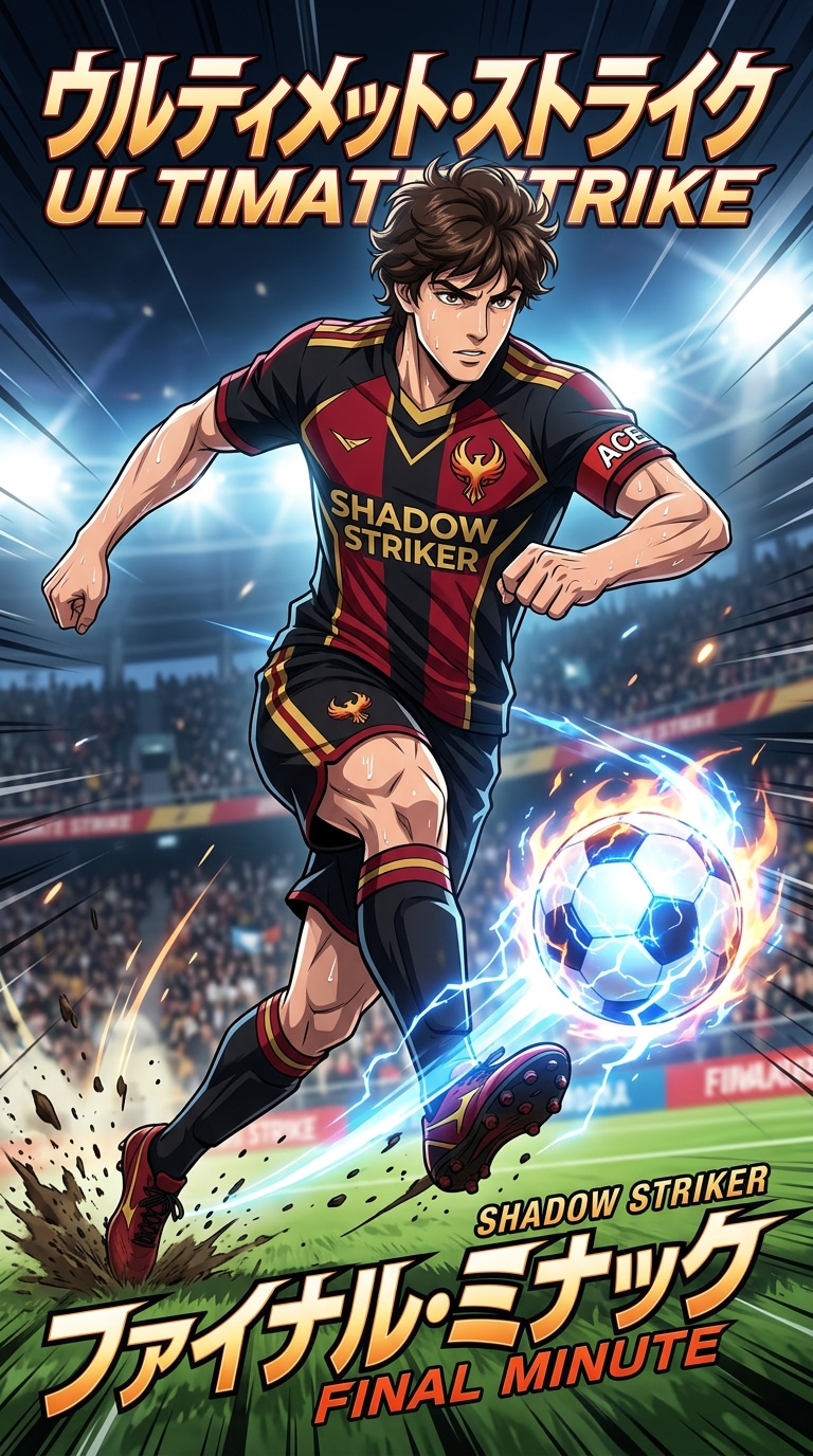Anime Striker Goal Moment prompt