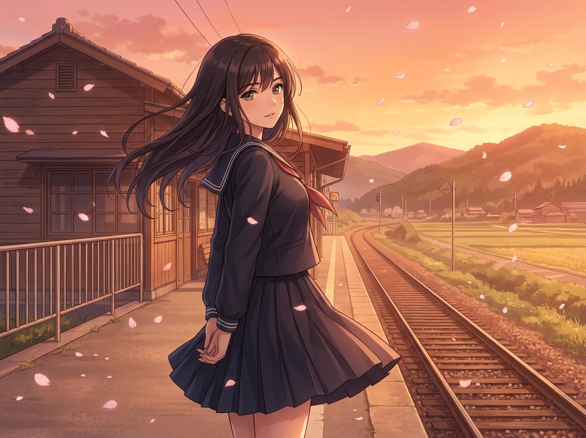 Anime AI art prompt example