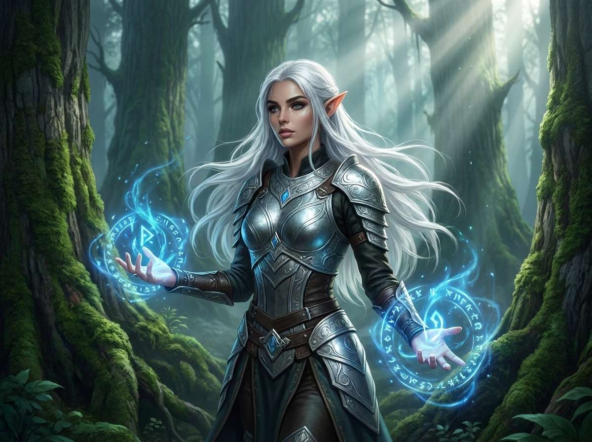 Fantasy AI art prompt example