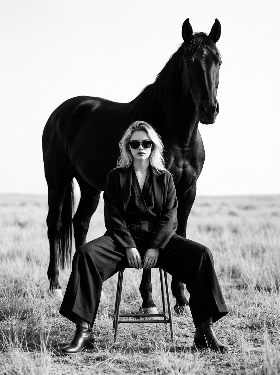 Gemini AI Aura Farm Photo Template – Cinematic Editorial Style