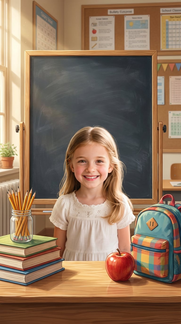 First Day of School Poster Generator Prompt