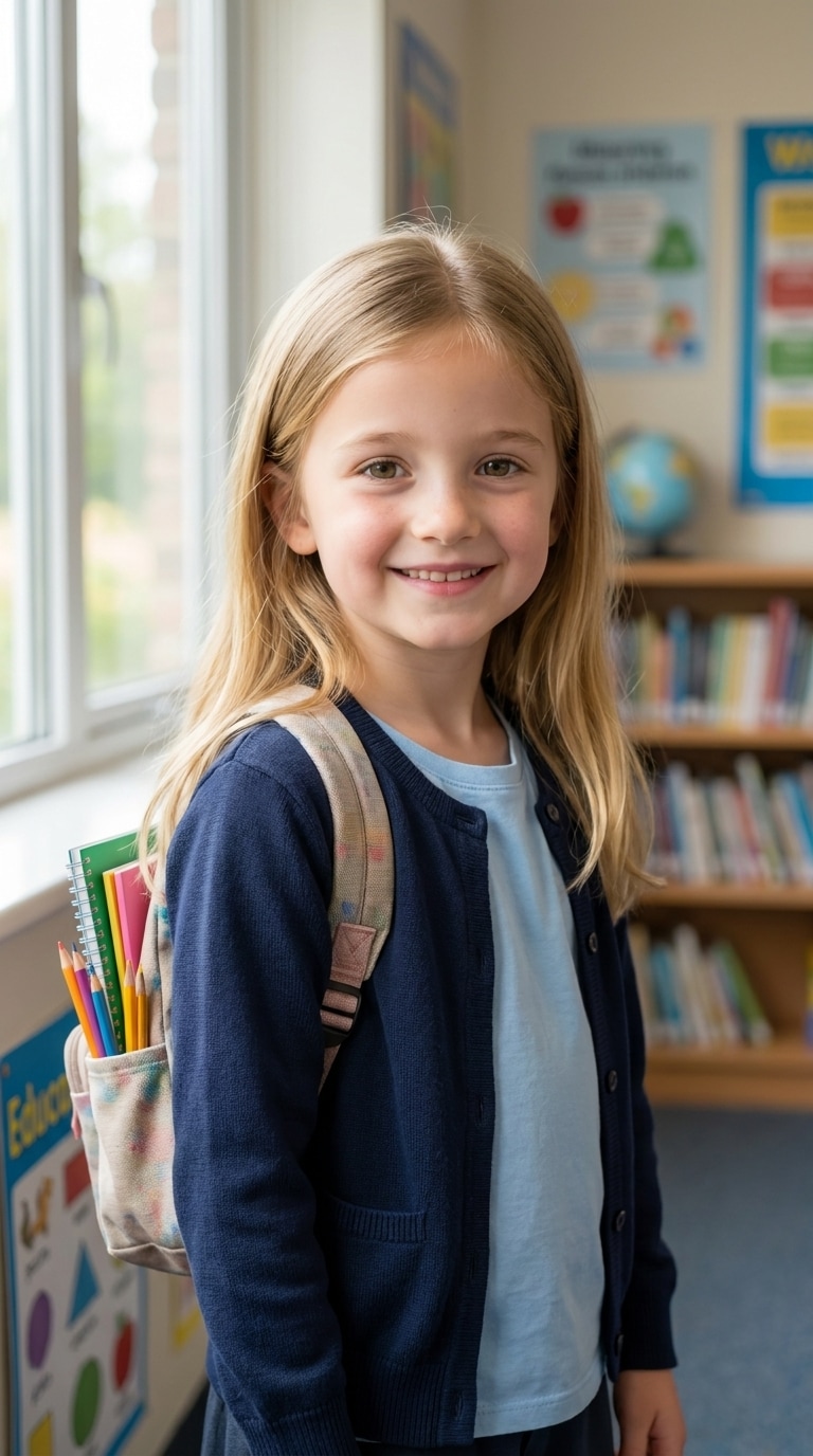 First Day of School AI Photo Prompt