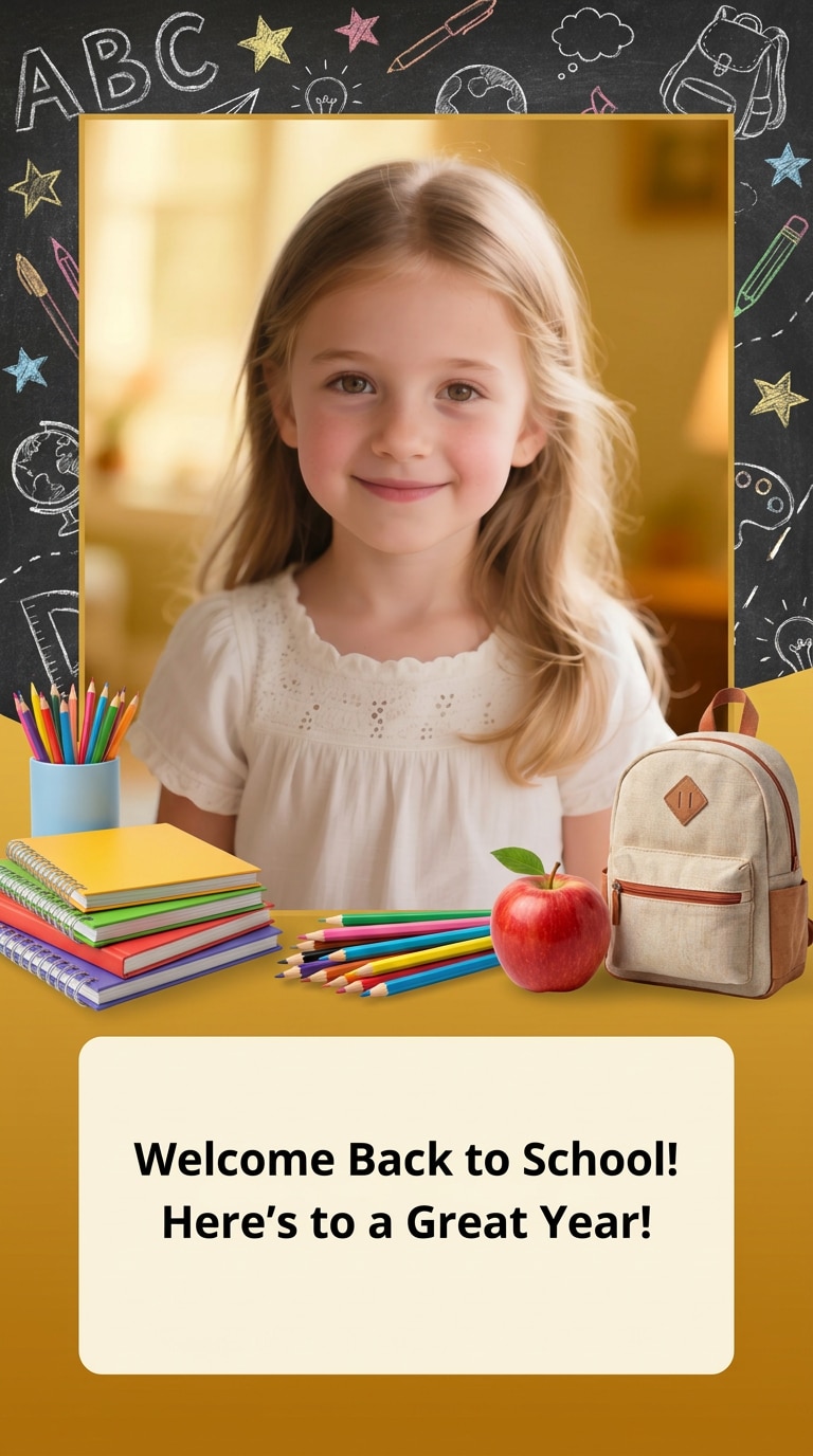 Back to School Greeting Card AI Prompt