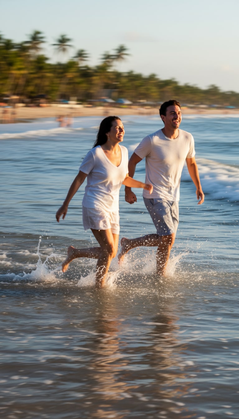 AI Beach Couple Prompt - Run with Me preview