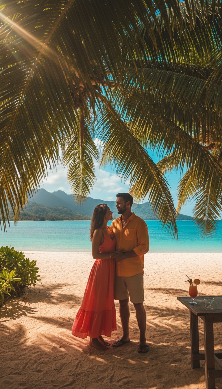 AI Beach Couple Prompt - Tropical Romance preview