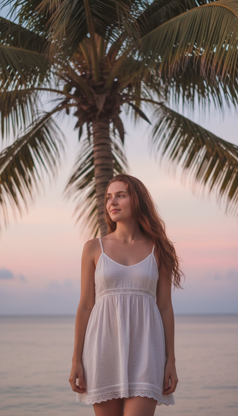 AI Beach Girl Prompt - Tropical Serenity preview