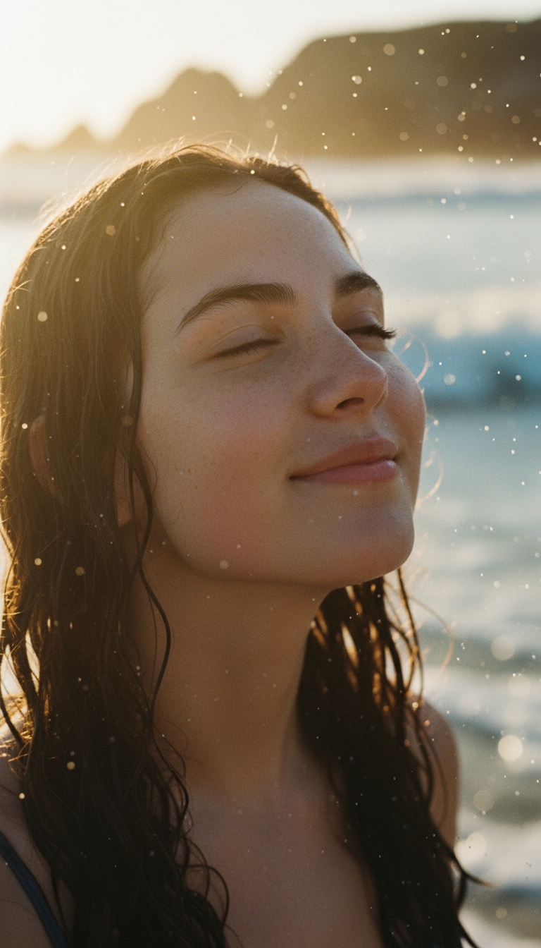 AI Beach Girl Prompt - Ocean Whisper preview