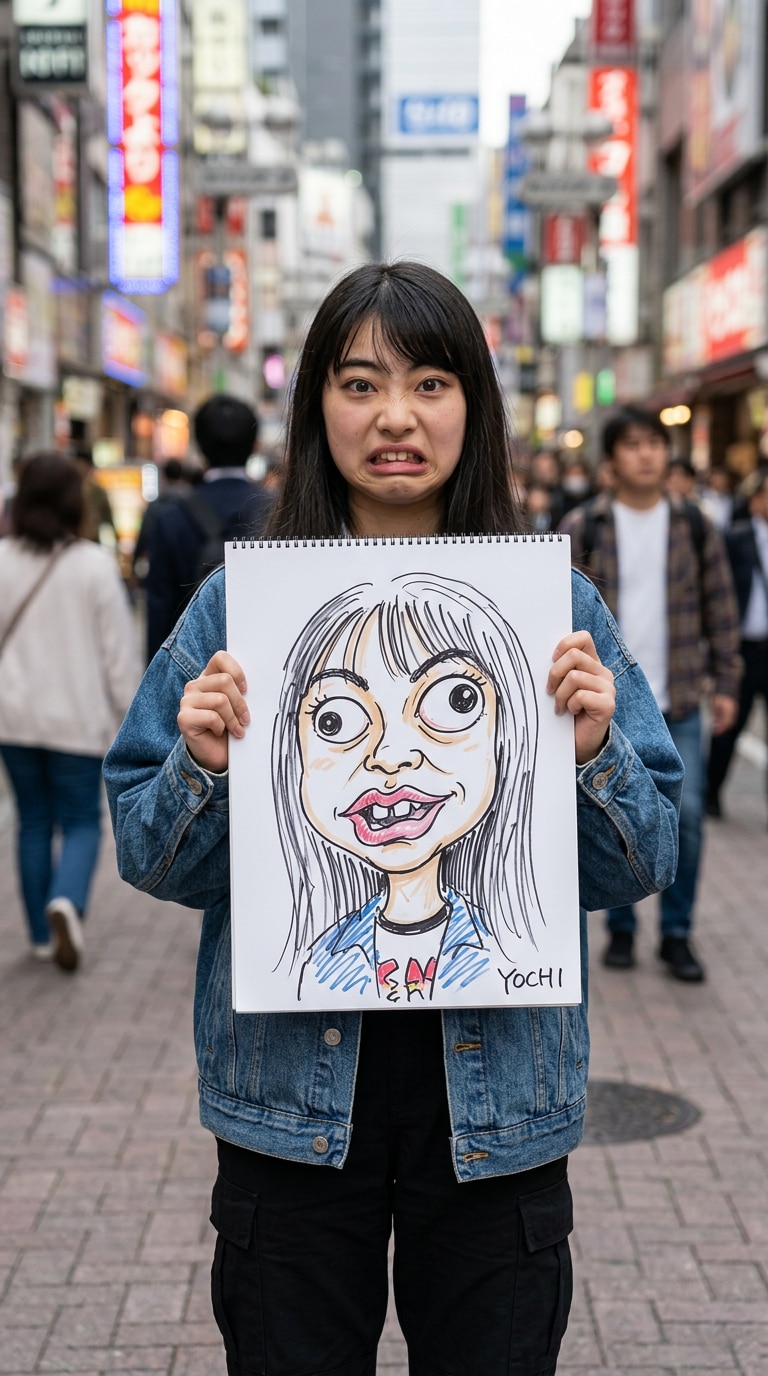 コピペ用AI似顔絵変顔プロンプトテンプレート