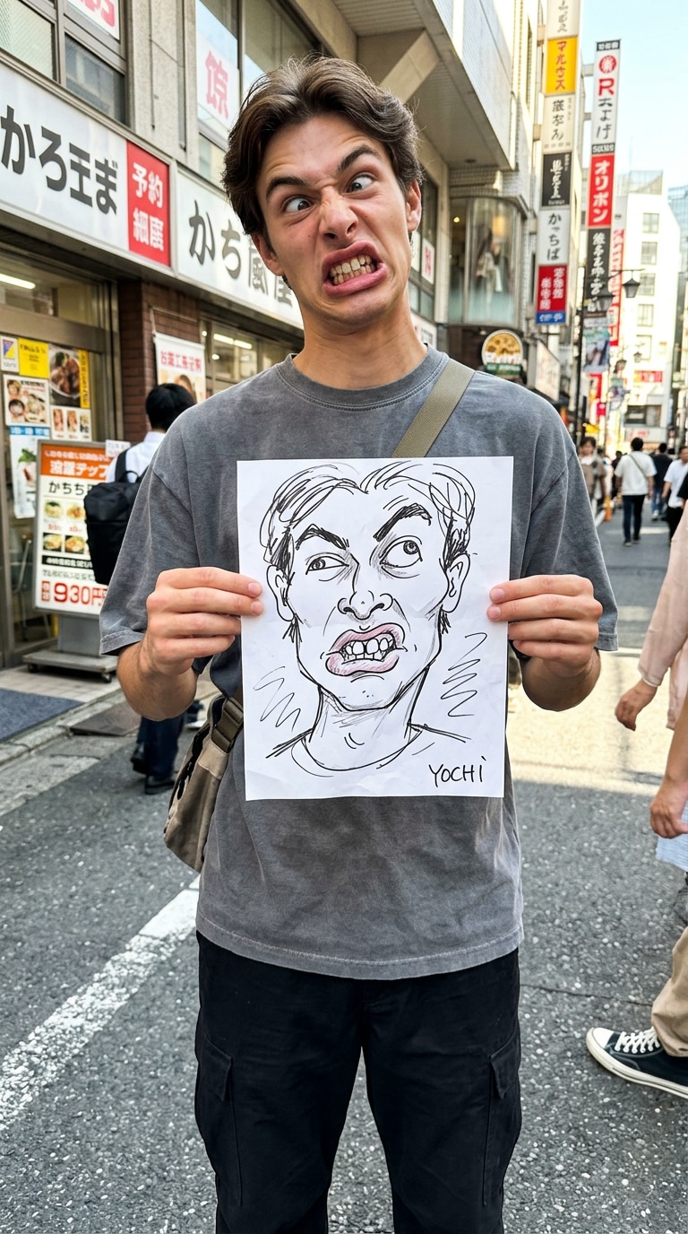 Threads向け変顔AI画像プロンプト