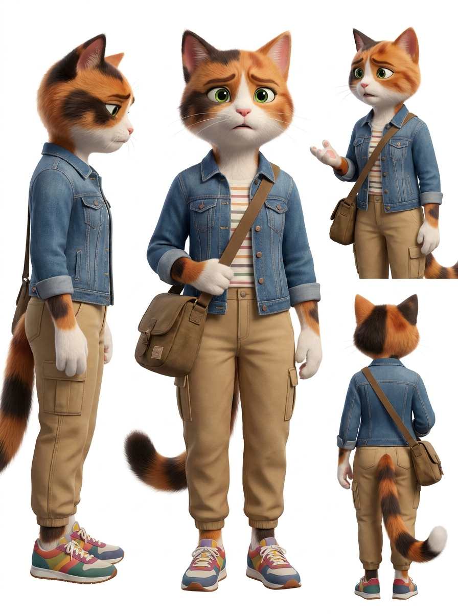 AI Cat Story Friend Character