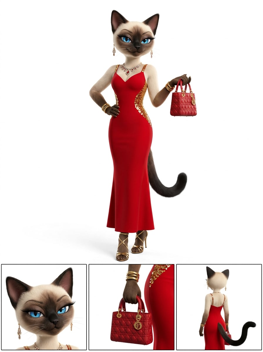 AI Cat Story Mistress Character