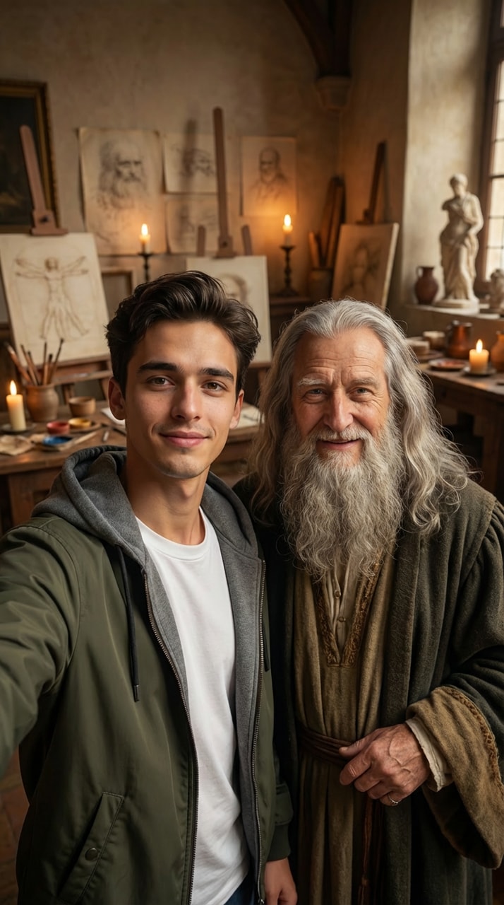 AI Celebrity Selfie Video Sample 2