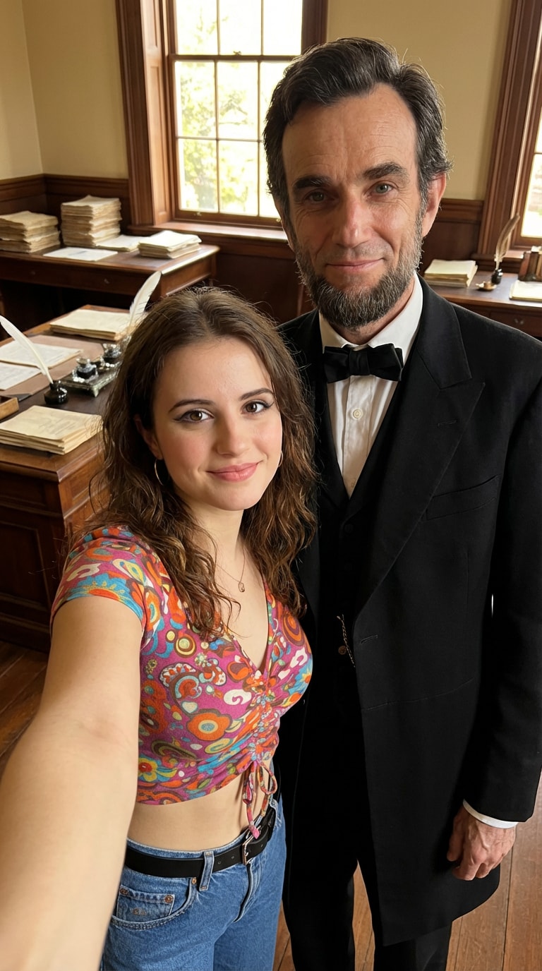 AI Celebrity Selfie Video Sample 5