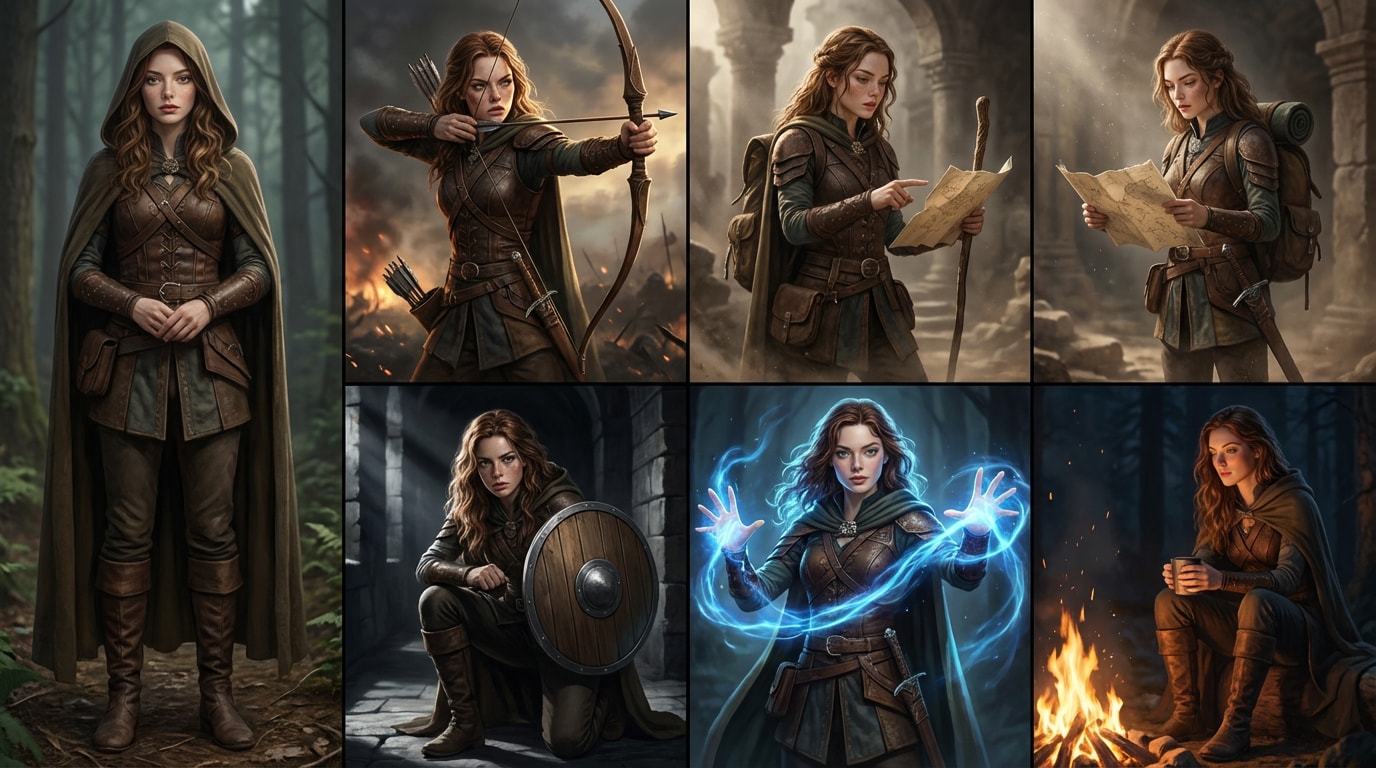 AI characters for roleplay stories and games preview