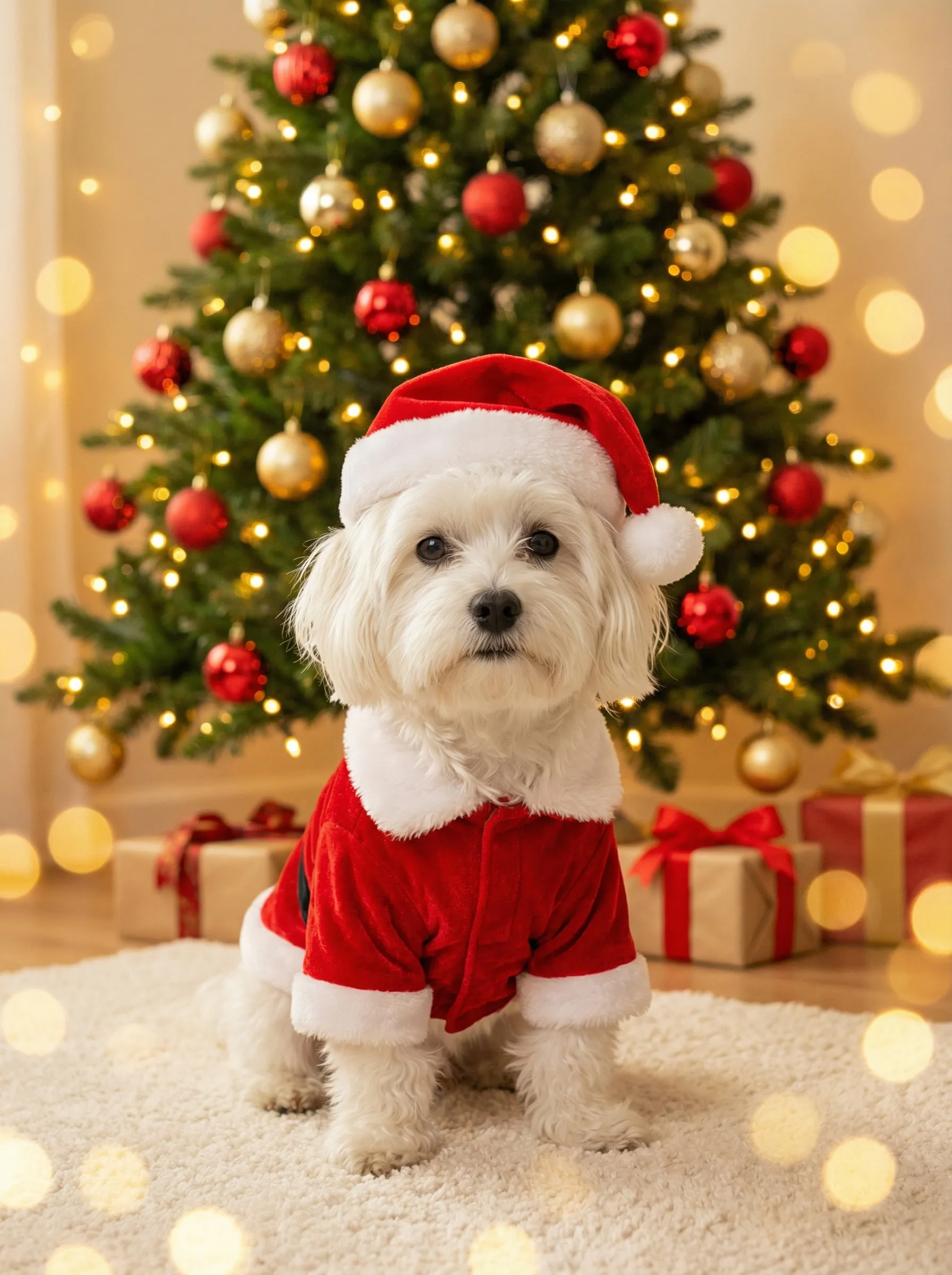 Christmas outfit dog template