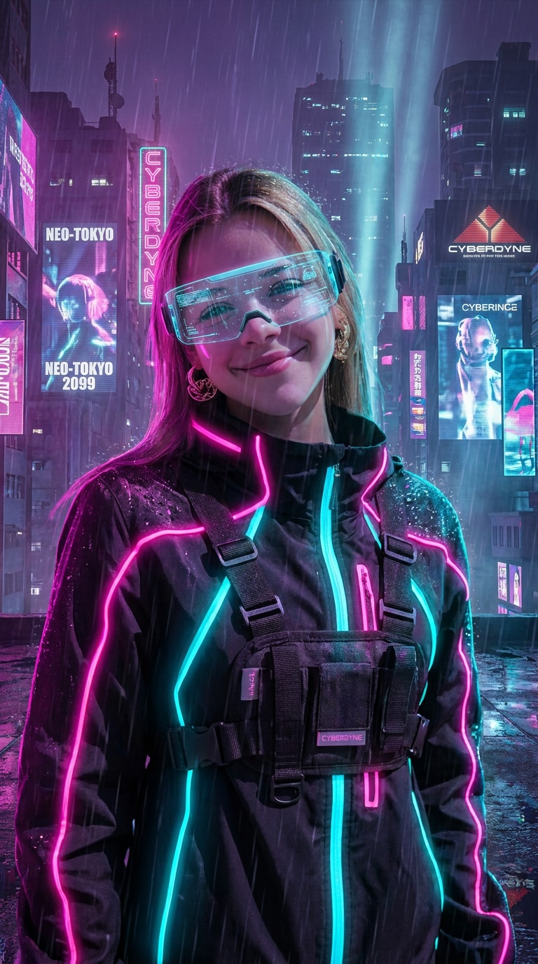 Cyberpunk 2099 photo AI prompt