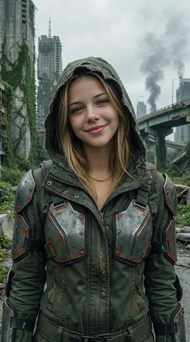 Dystopian future era swap AI prompt