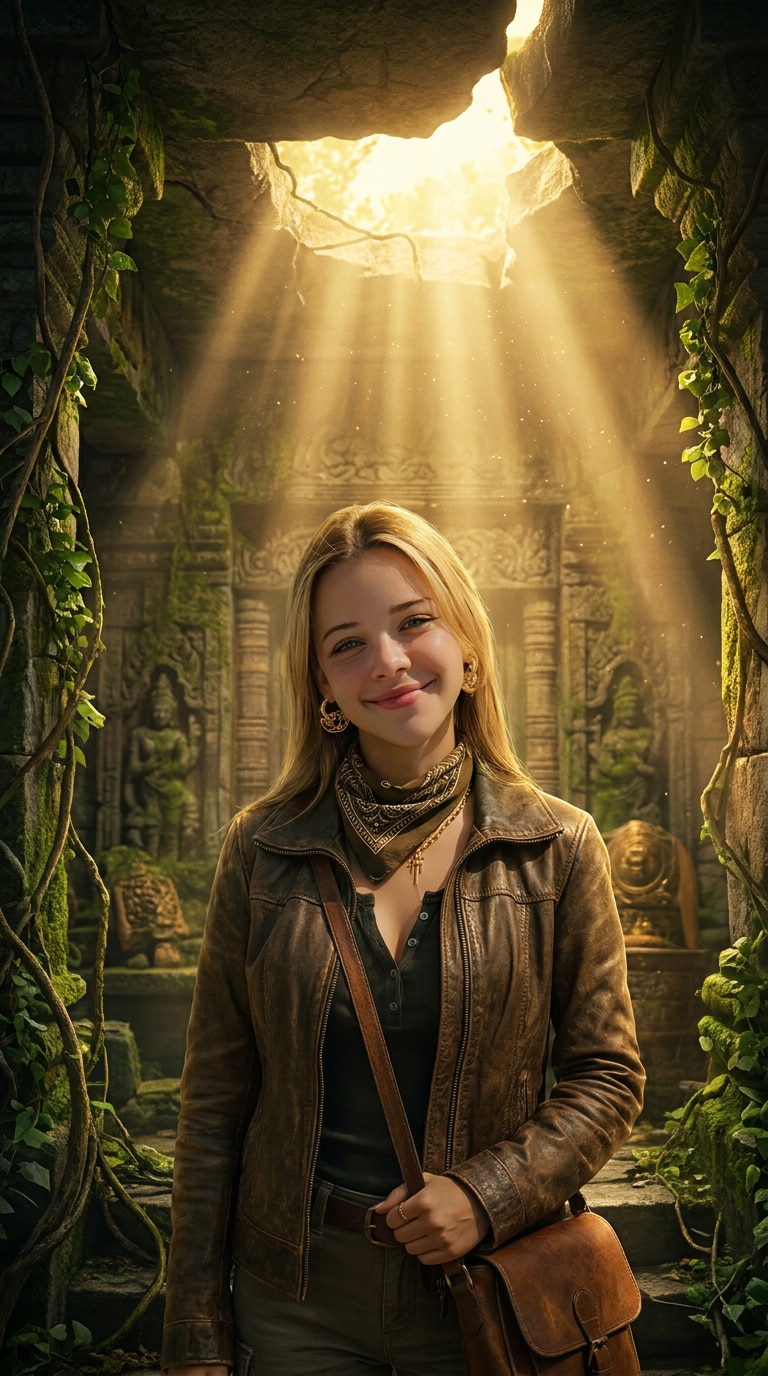 Adventure epic cinematic portrait prompt