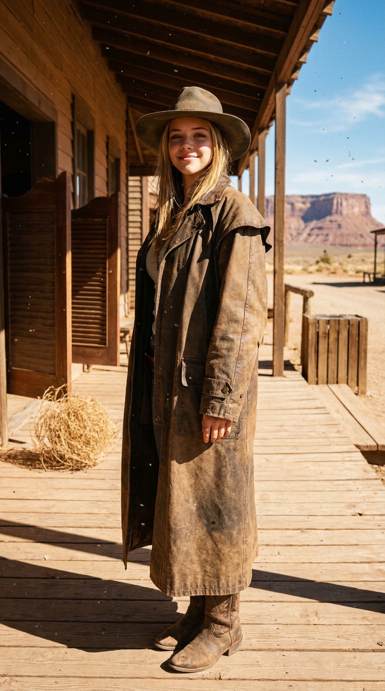 Wild West gunslinger era swap AI prompt