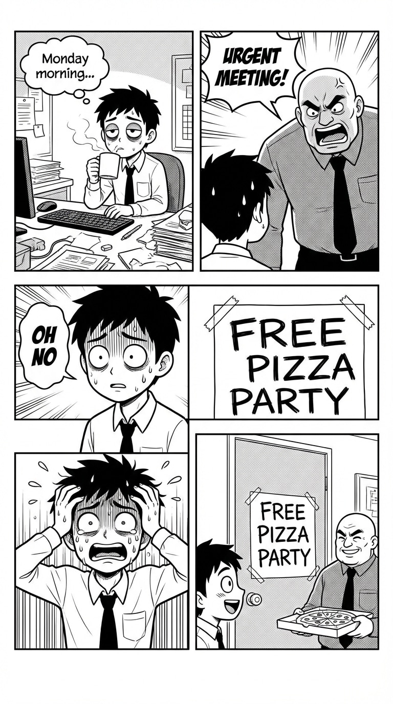 Office comic strip preview