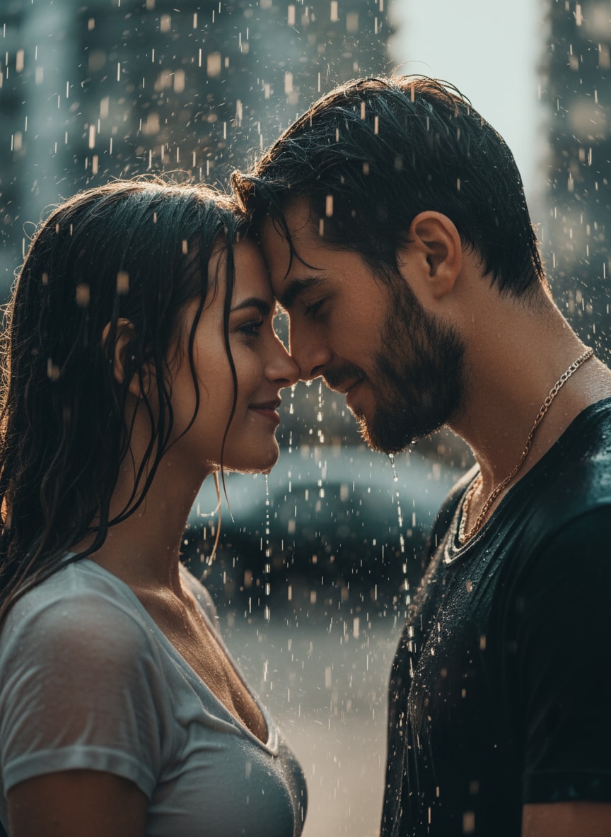 AI Rain Photo Effect