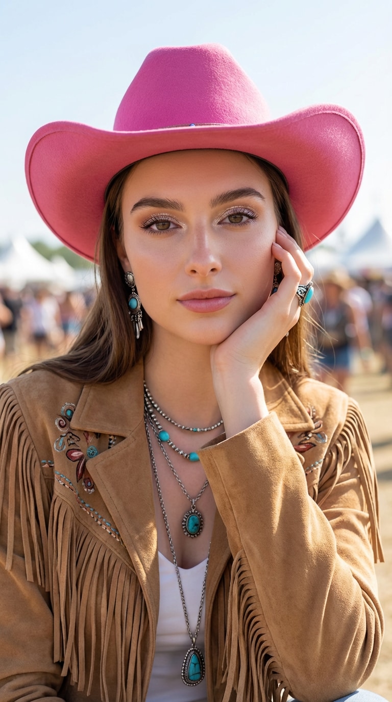 AI Cowgirl Hat Prompt 02