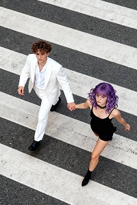 AI Holding Hands Photo