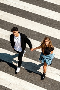 AI Holding Hands Photo