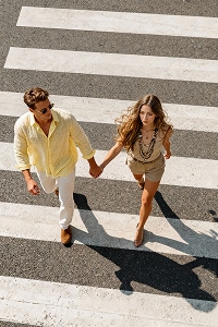 AI Holding Hands Photo