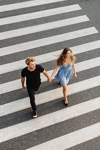 AI Holding Hands Photo