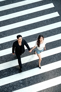 AI Holding Hands Photo