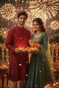 gemini diwali prompt
