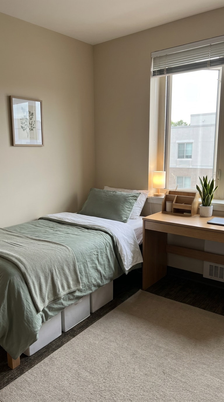 Shared dorm room layout AI prompt