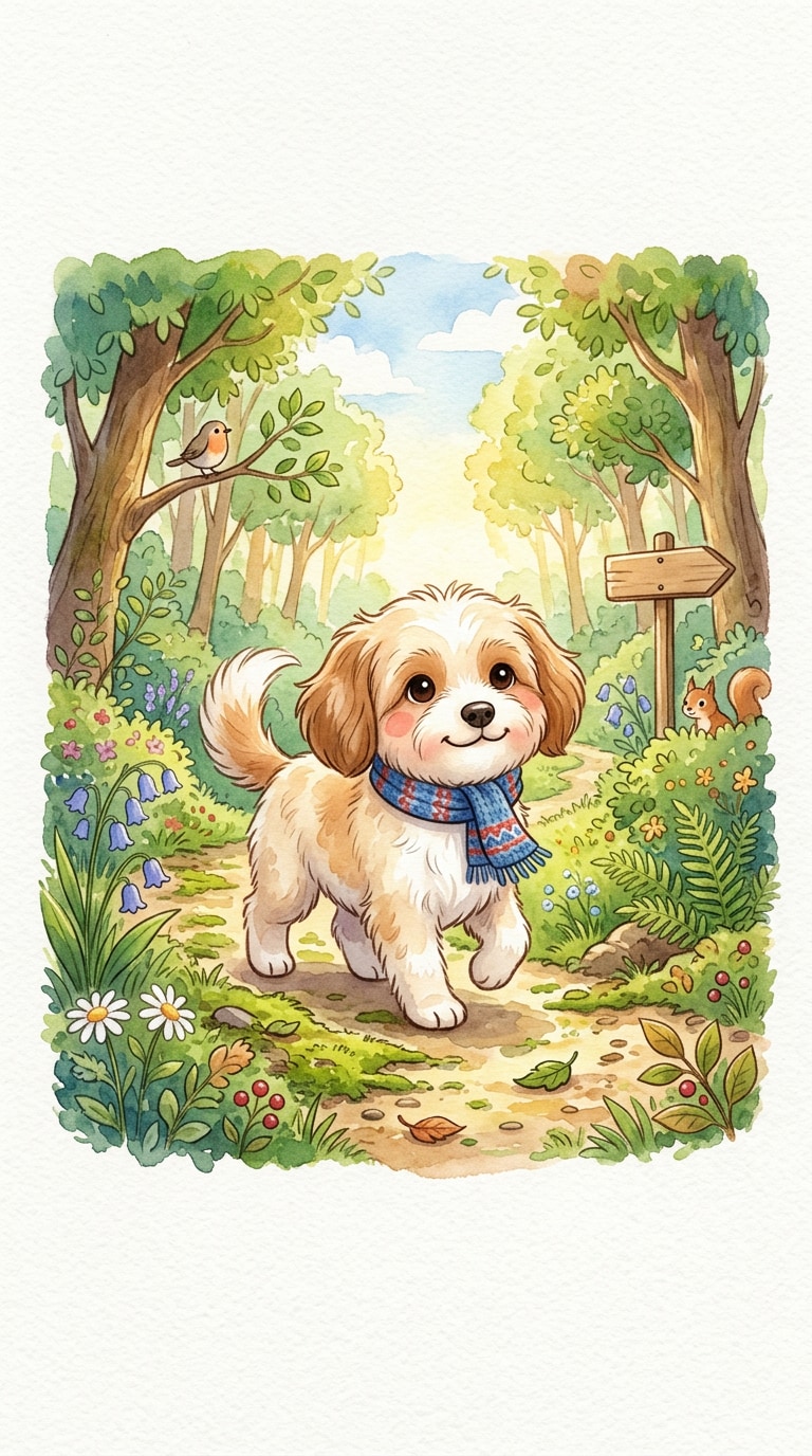 ペット写真 絵本風AIプロンプト