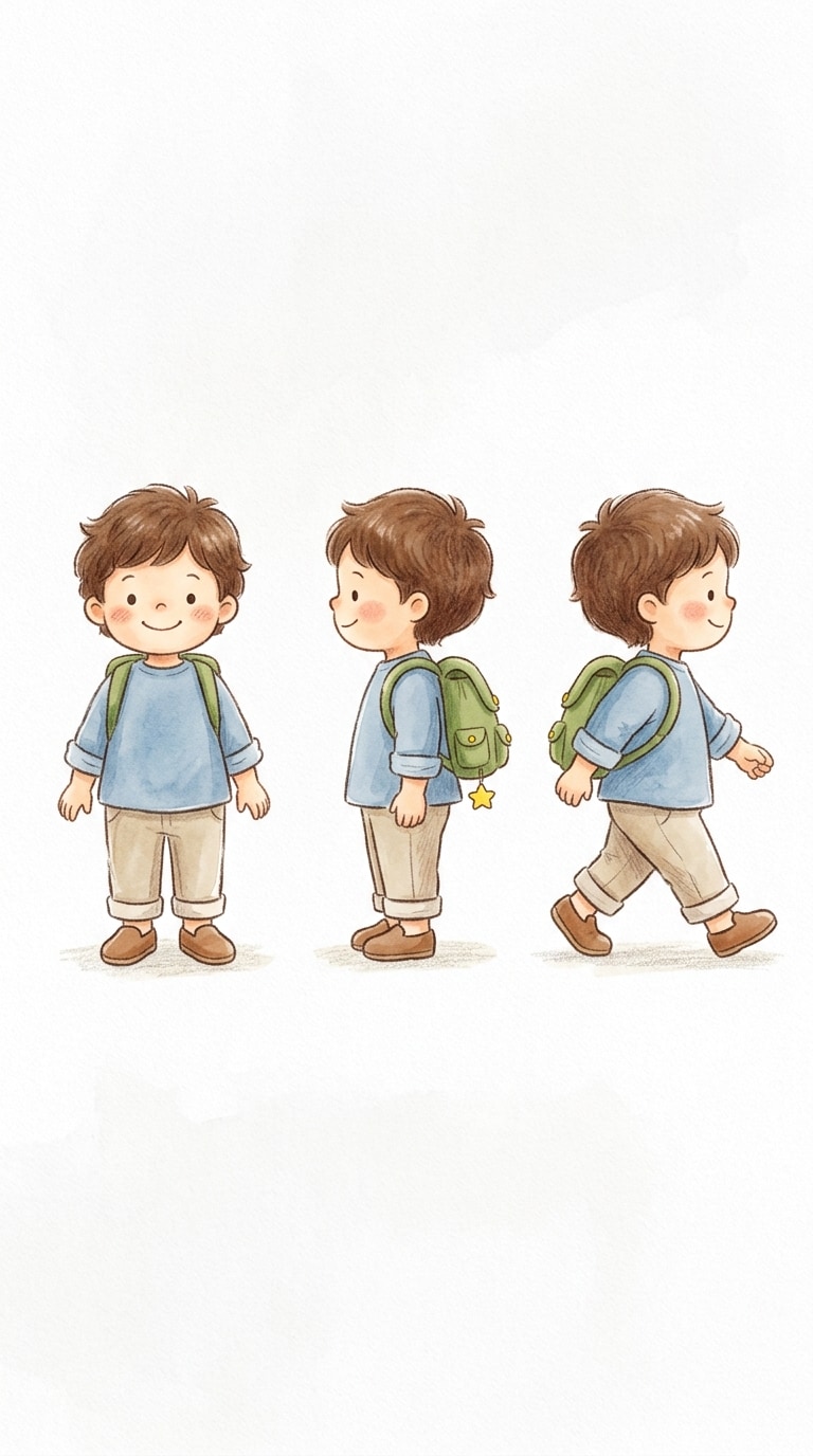 子供向け絵本イラスト素材例