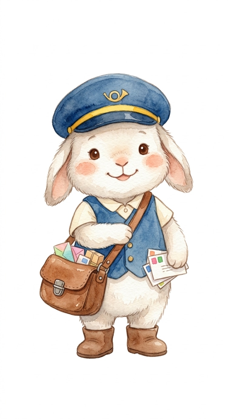 手描き絵本風プロンプト例