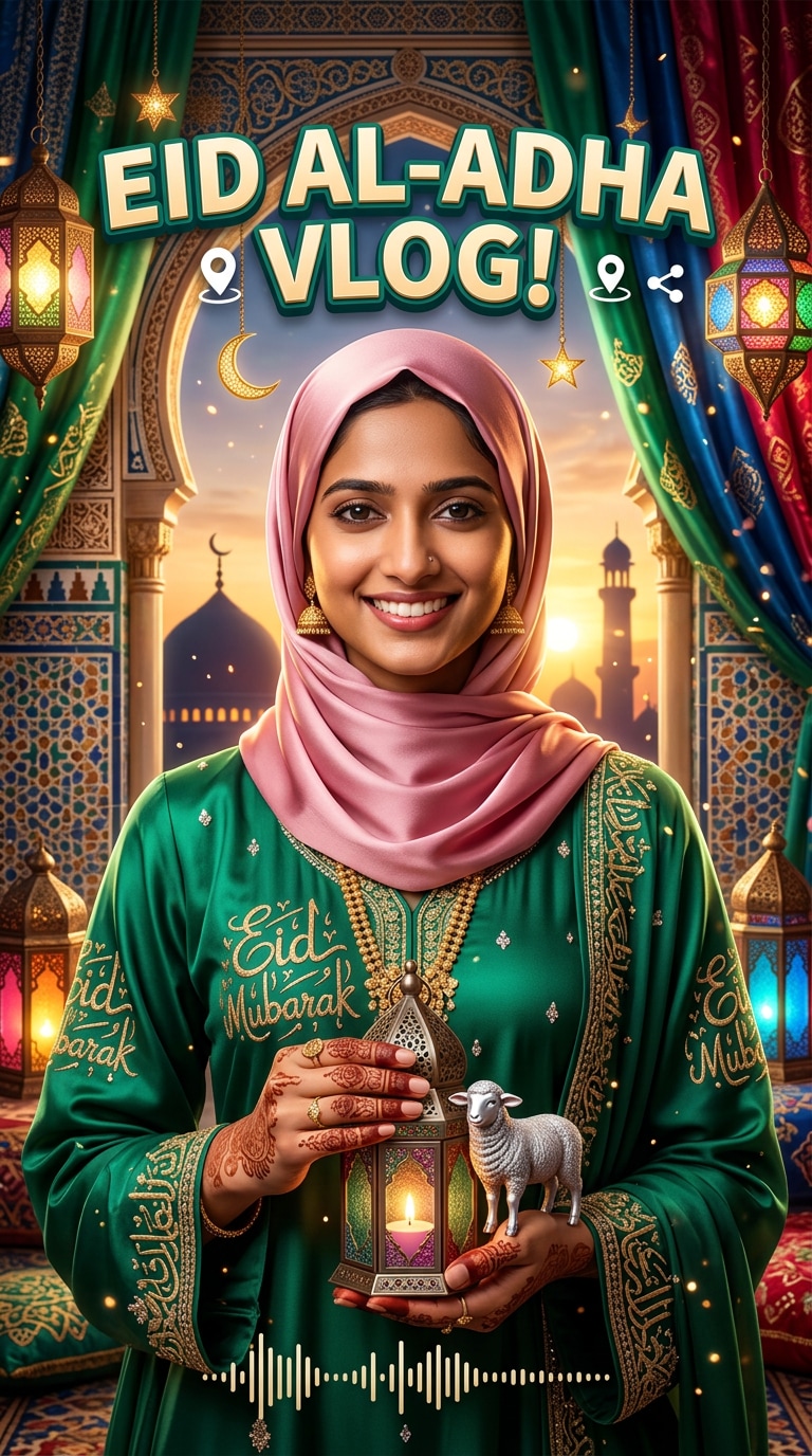 Viral WhatsApp Eid DP AI Image