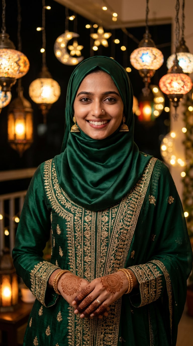 Night Lantern Eid Portrait