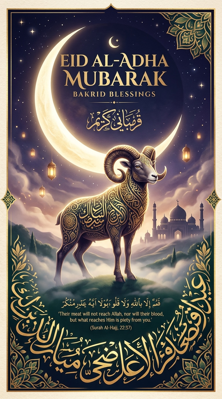 Sacred Night Blessing Poster