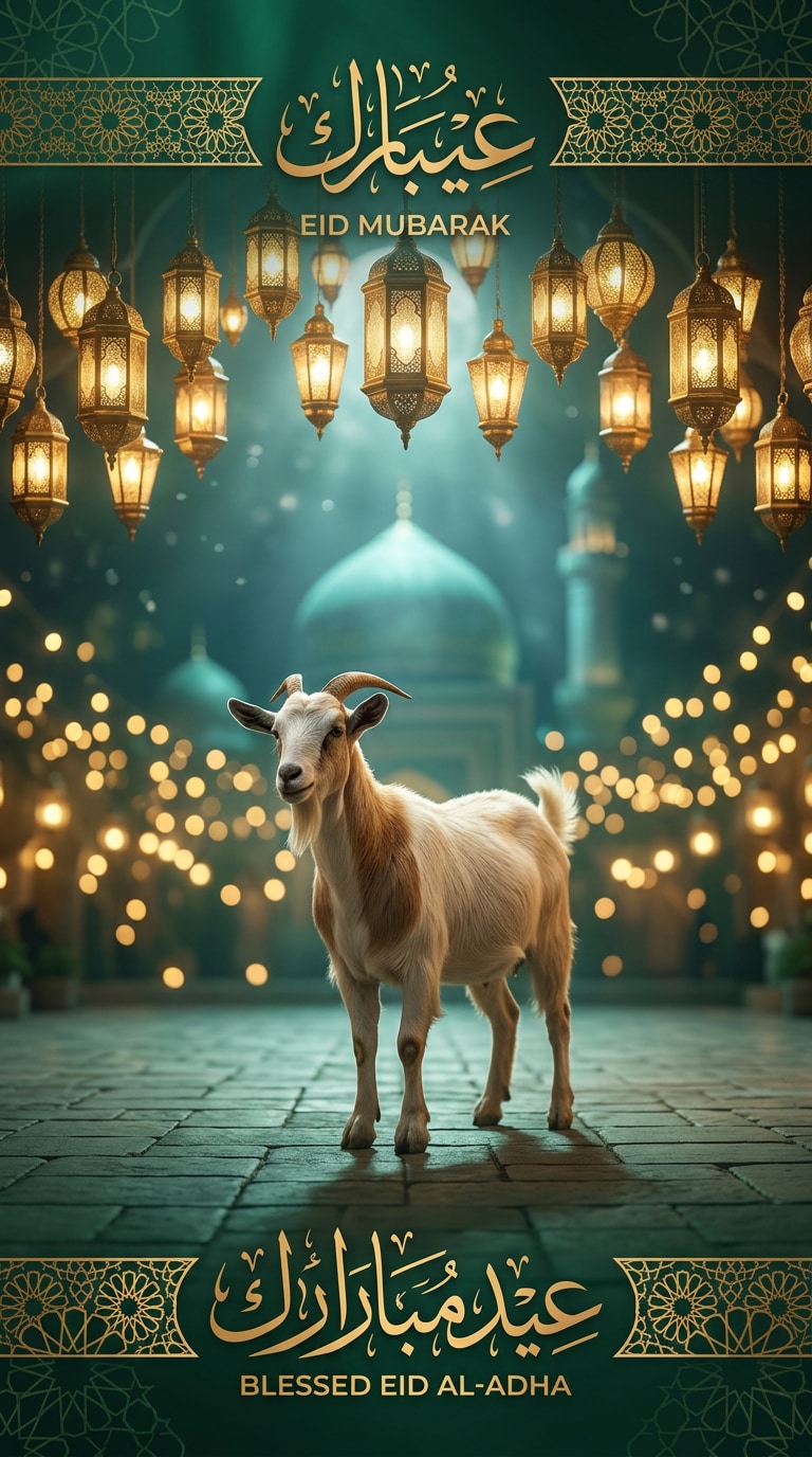 Golden Qurbani Blessing Poster