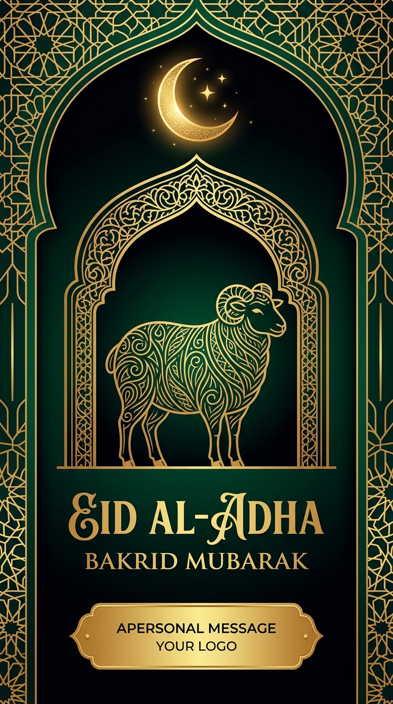 Golden Qurbani Blessing Poster