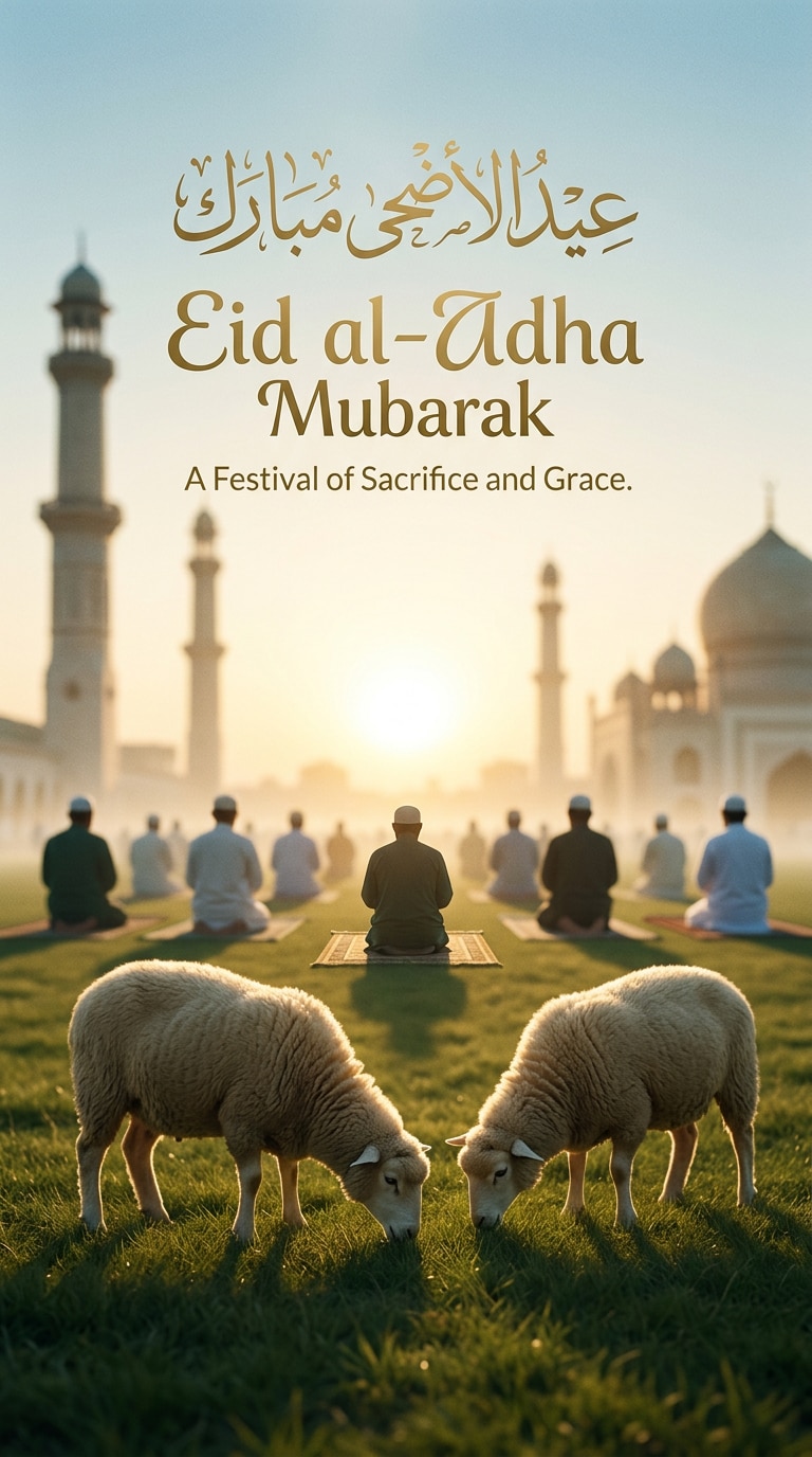Golden Qurbani Blessing Poster