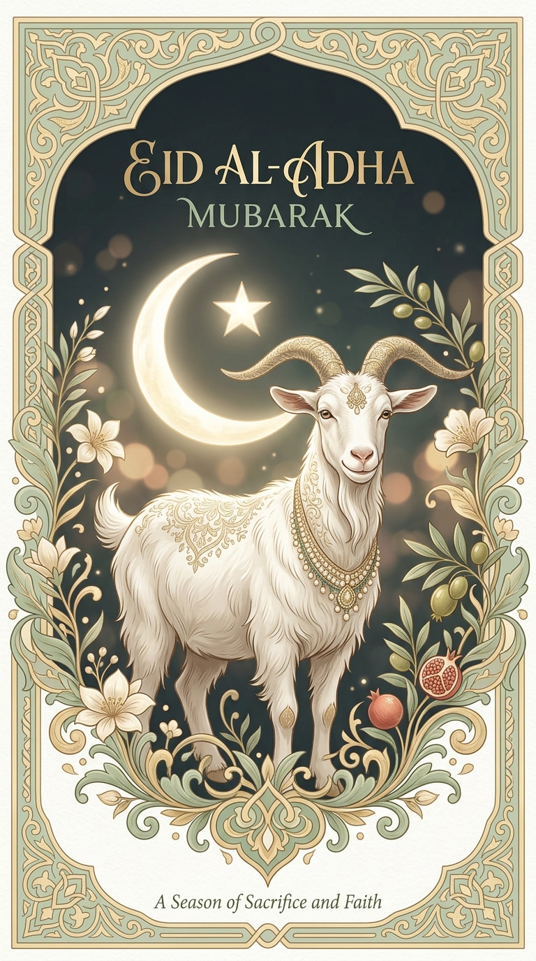 Golden Qurbani Blessing Poster