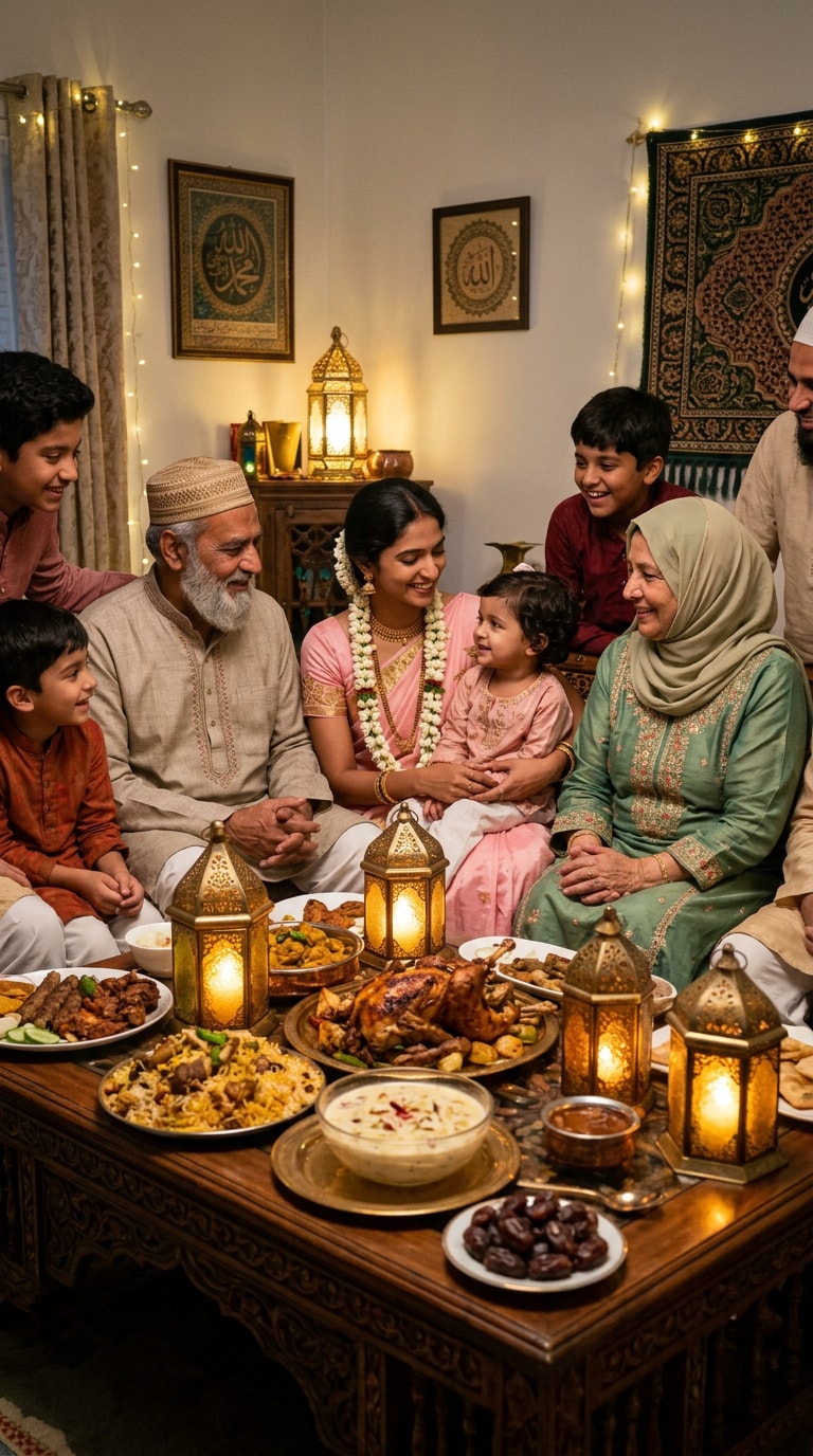 Warm Eid Family Dinner