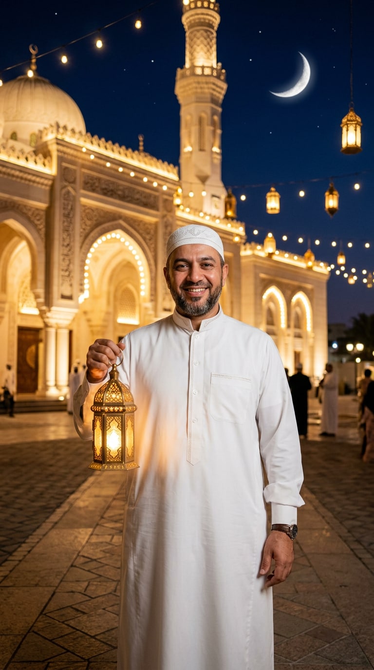Muslim Man Eid Portrait