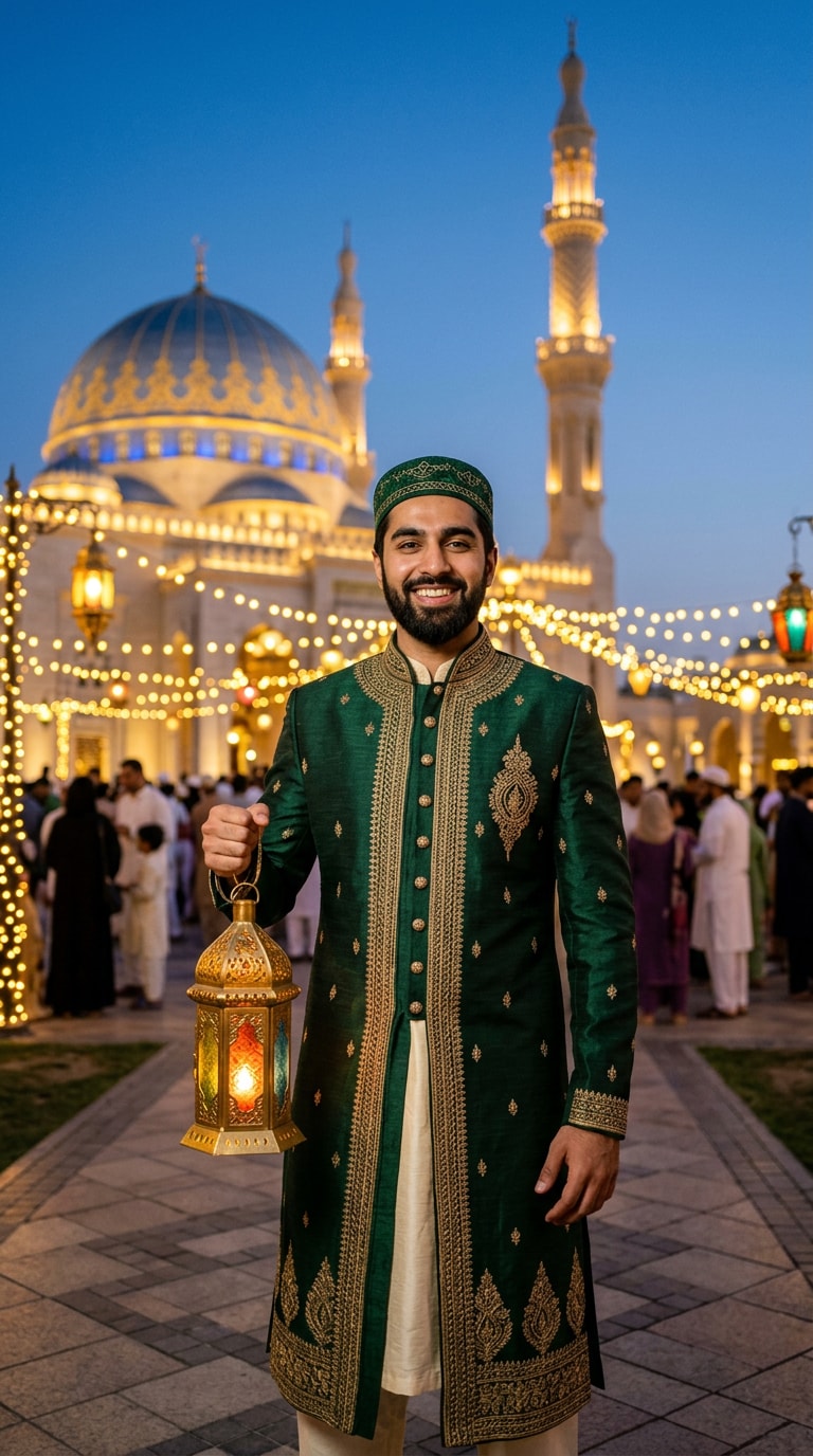 Confident Muslim Man Portrait