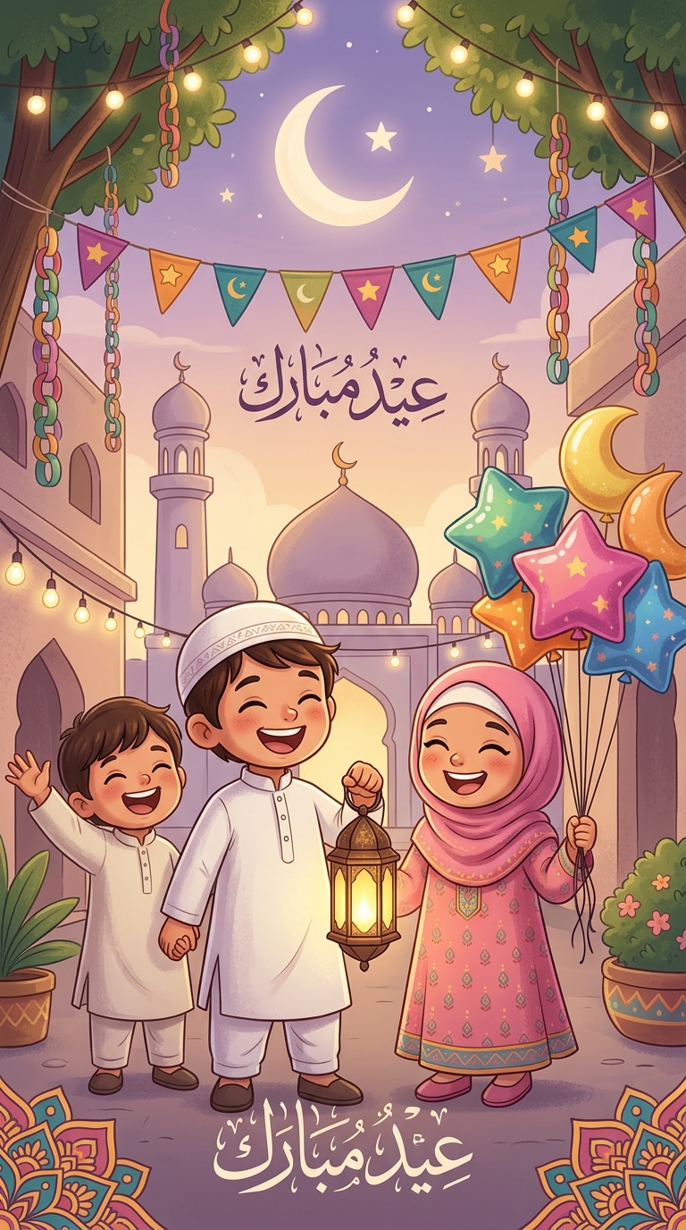 Kids Eid Poster