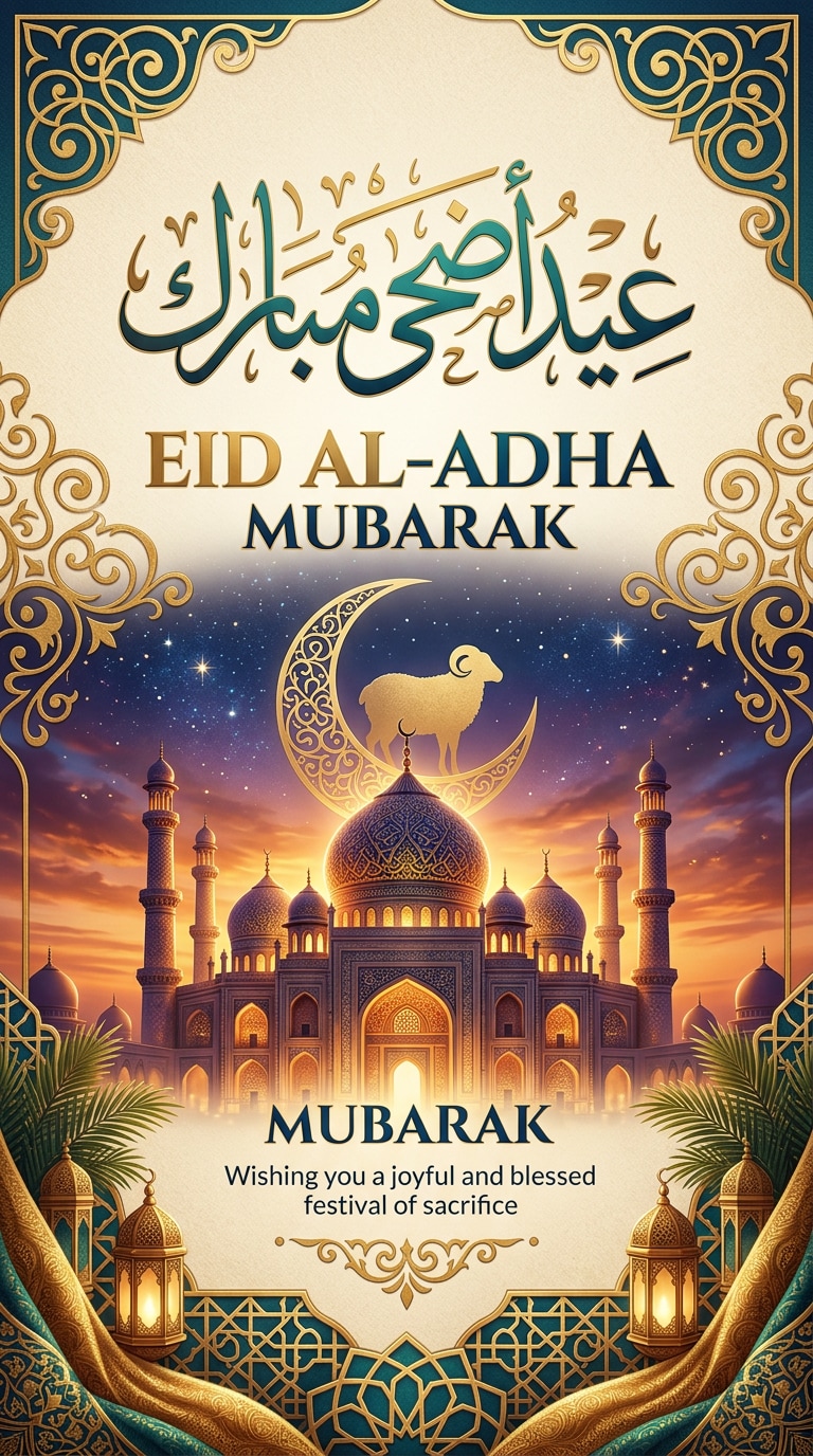 Arabic Calligraphy Banner